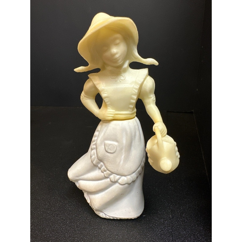Vintage Avon Mary Mary Topaze Cologne Figurine Bottle Bust 1970s Empty 5.25"